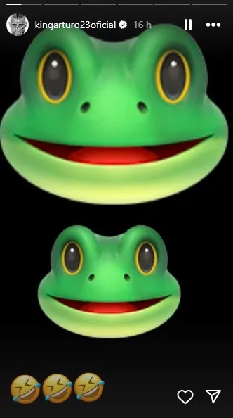 La publicación de Vidal (Instagram)