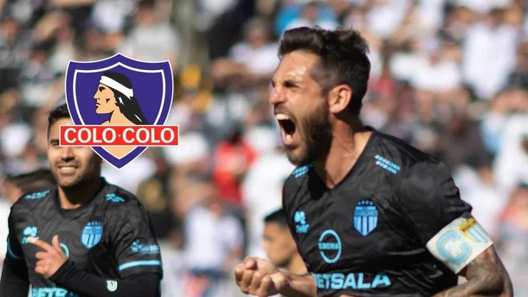 Joaquín Larrivey feliz por enfrentar a Colo Colo en el Monumental (Foto: Carlos Alarcon/Photosport)