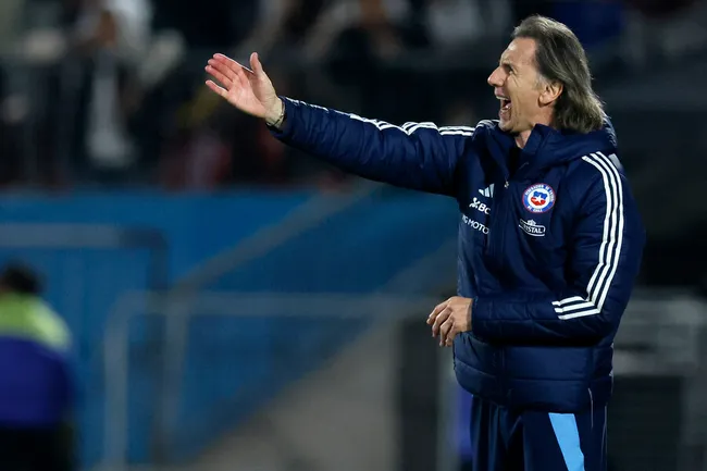 Gareca llegó a nuestro país tras su polémico viaje a Argentina | Foto: Photosport