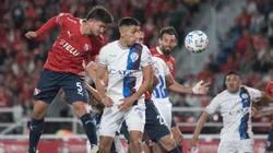Felipe Loyola marca su primer gol con Independiente. (Foto: Independiente)