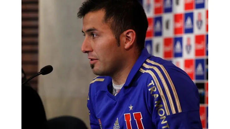 Sebastián Zúñiga en su presentación en Universidad de Chile.