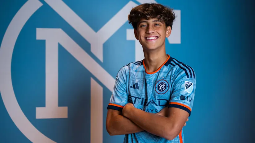 Zidane Yáñez ya firmó su primer contrato profesional con el New York City de la MLS | FOTO: MLS