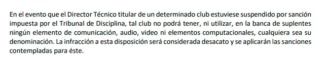 En la U buscan que la irregularidad de Víctor Vidal sea vinculante con la sanción a Jorge Almirón y para eso, se aferran a este punto del artículo 51° (Captura)