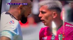 El duelo picante de Arturo Vidal con jugador de Palestino