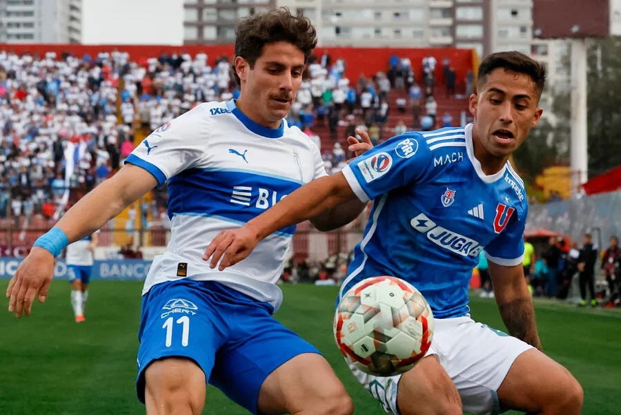 Lucas Assadi fue clave en la victoria de la U ante la UC. | Foto: Photosport