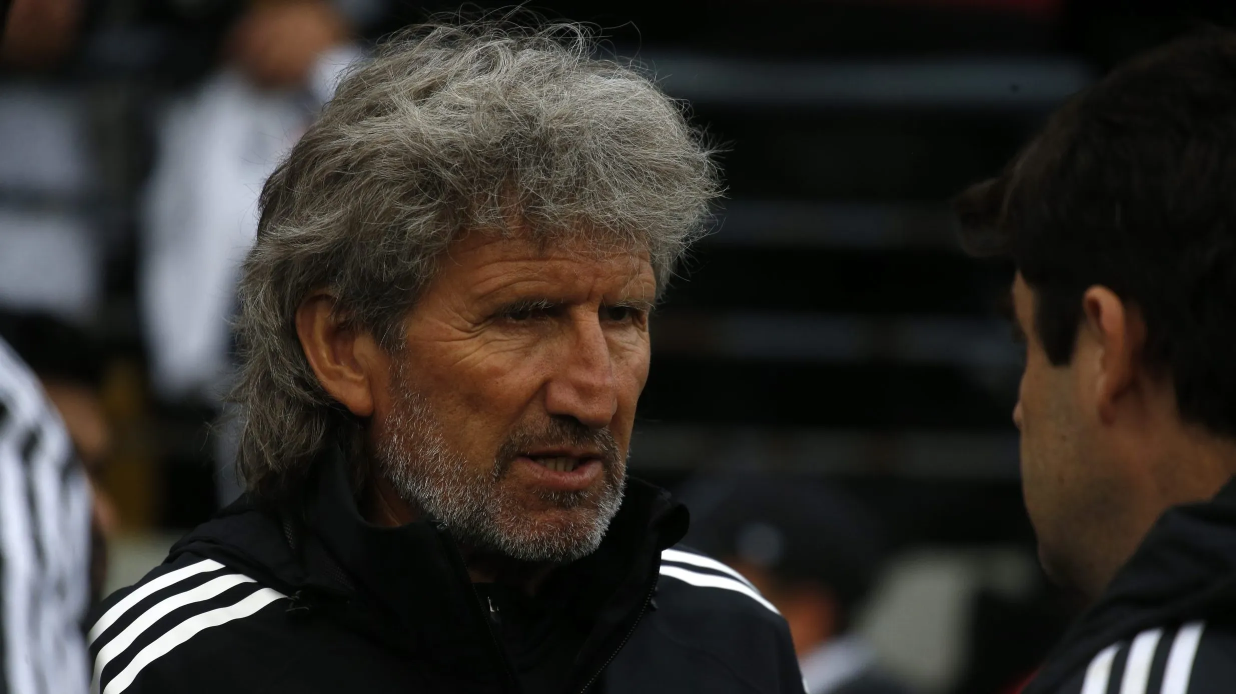 Daniel Morón dice la frase “con todo y contra todos” por el momento de Colo Colo. (Foto: Photosport)