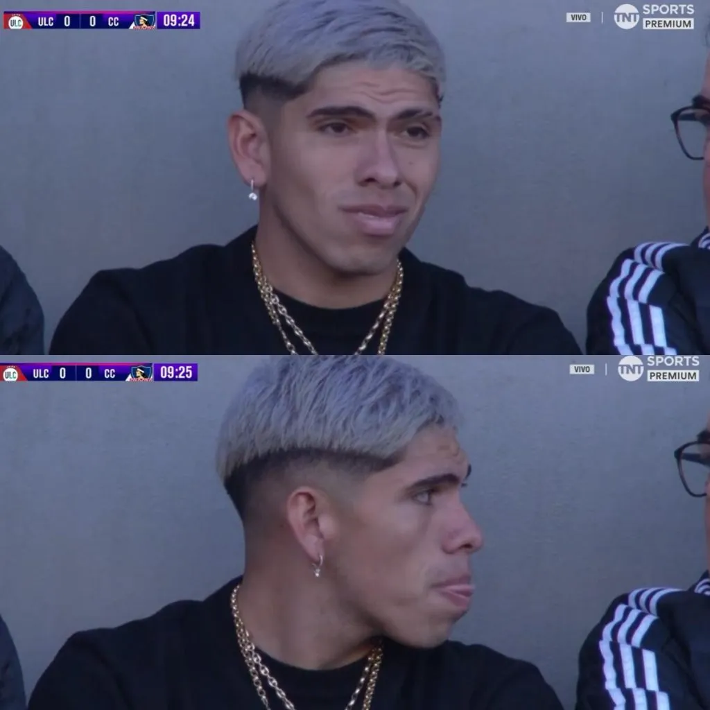 Carlos Palacios vio desde las tribunas el triunfo de Colo Colo en La Calera.