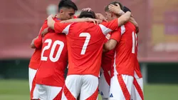 La Roja Sub 20 consigue una victoria ante Estados Unidos en Juan Pinto Durán. (Foto: Jorge Díaz – FFCh)