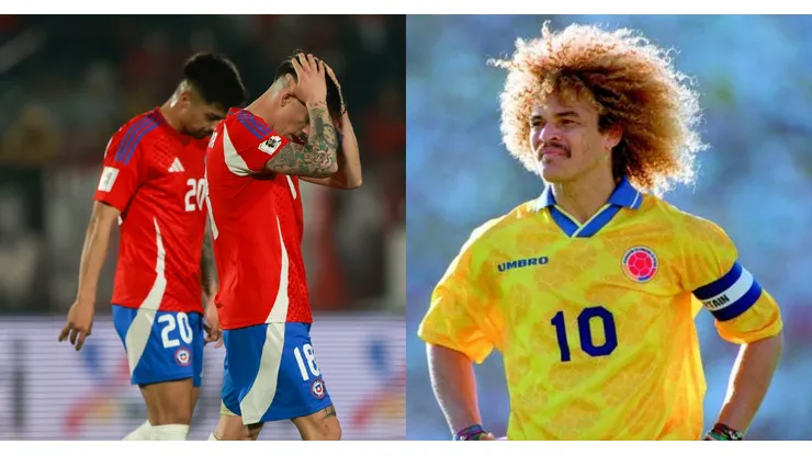 Valderrama encendió el duelo entre Colombia y Chile por las Eliminatorias.