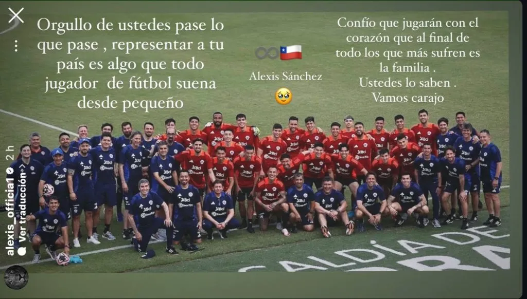 La publicación de Alexis (Instagram)