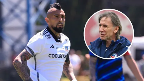 Ricardo Gareca le deja las puertas abiertas de la Selección Chilena a Arturo Vidal. (Foto: Photosport)