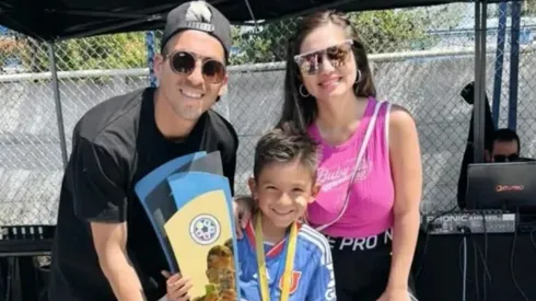 Hay que recordar que Ramiro Fernández, hijo de Leandro, está en la escuela de fútbol de la U.