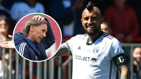 Arturo Vidal le vuelve a dar a Ricardo Gareca. (Foto: Photosport)