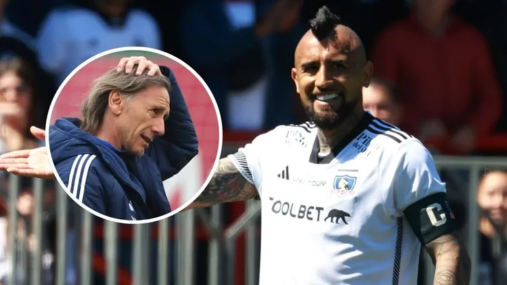 Arturo Vidal le vuelve a dar a Ricardo Gareca. (Foto: Photosport)
