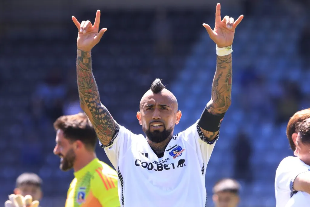 Arturo Vidal jugó todo el partido en la victoria de Colo Colo ante Huachipato. (Foto: Marco Vásquez/Photosport)