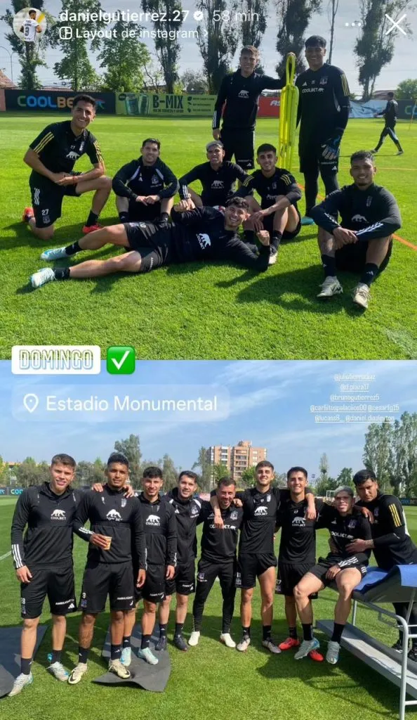 Carlos Palacios reparece en las prácticas de Colo Colo tras dejar La Roja