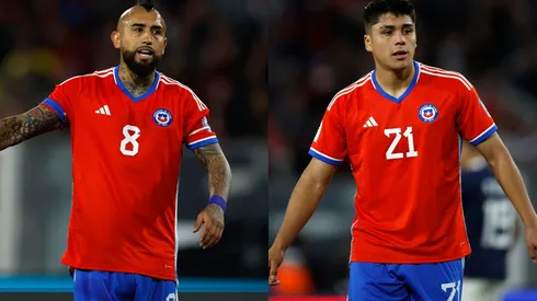 Arturo Vidal se refiere a Damián Pizarro. (Foto: Photosport)