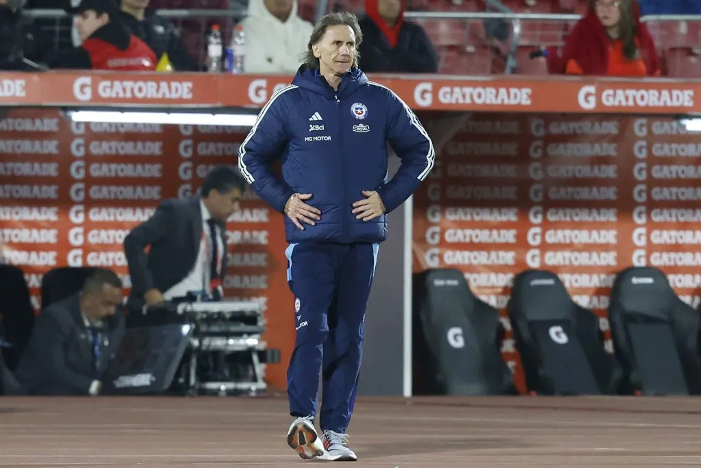 Ricardo Gareca sumó su cuarta derrota al mando de la Selección Chilena. (Foto: Pepe Alvújar/Photosport)
