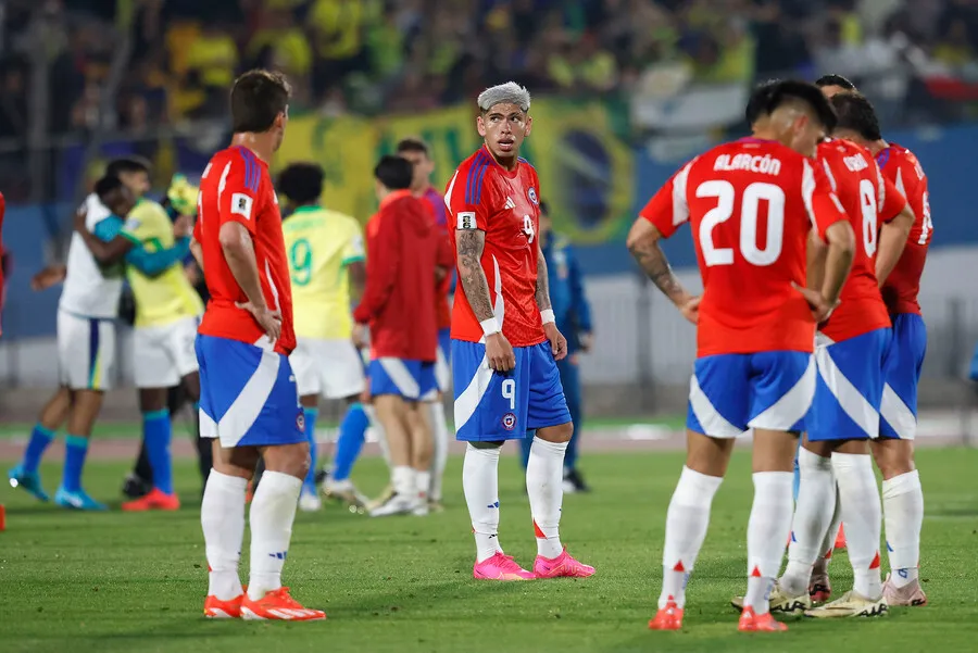 Chile cayó ante Brasil en la agonía | Foto: Photosport