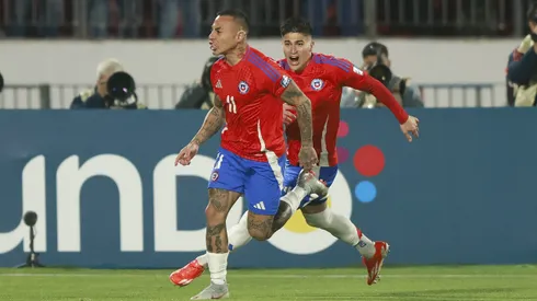 Eduardo Vargas abrió el marcador para Chile ante Brasil. (Foto: Felipe Zanca/Photosport)