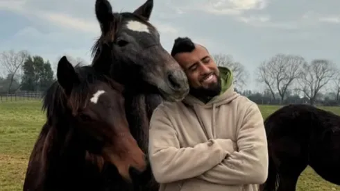 Vidal presentó su nuevo caballo a través de su cuenta de Instagram.