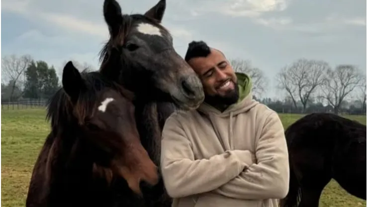 Vidal presentó su nuevo caballo a través de su cuenta de Instagram.