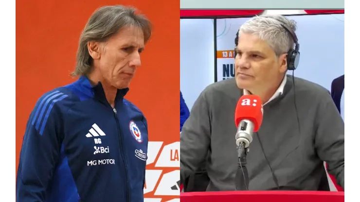 Juan Cristóbal Guarello critica a Ricardo Gareca. (Foto: Photosport | Radio Agricultura)