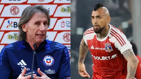 Ricardo Gareca habló de la molestia de Arturo Vidal. (Foto: Photosport)
