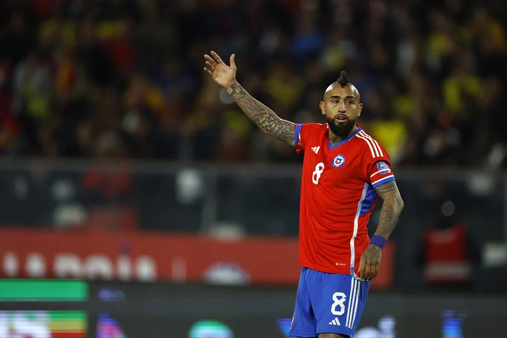 El último llamado de Arturo Vidal a La Roja fue en septiembre de 2023. (Foto: Andrés Pina/Photosport)