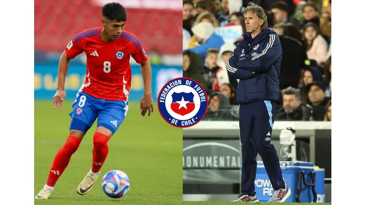 Juan Cristóbal Guarello le presta ropa a Darío Osorio.