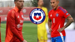 Histórico de La Roja pide la capitanía de Brayan Cortés sobre Eduardo Vargas.