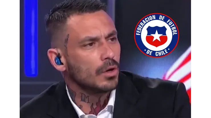 Mauricio Pinilla se encomendó a esta figura de La Roja ante Brasil.