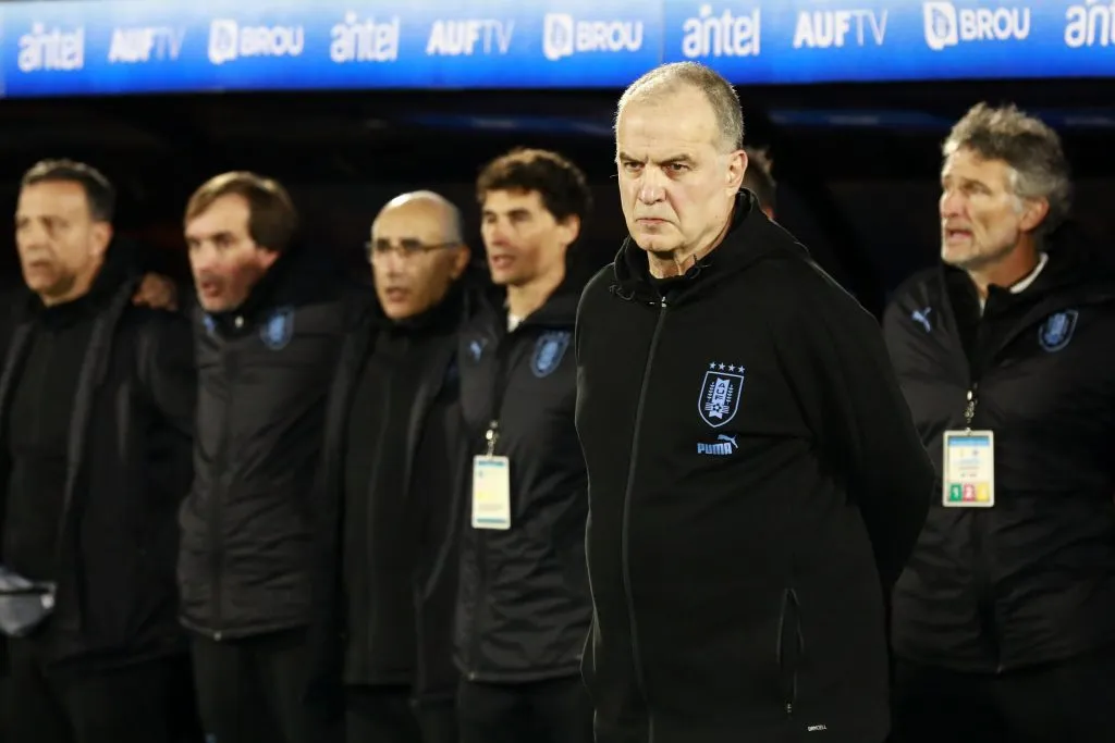 Bielsa está en el ojo del huracán en suelo uruguayo | FOTO: Javier Valdes/Photosport