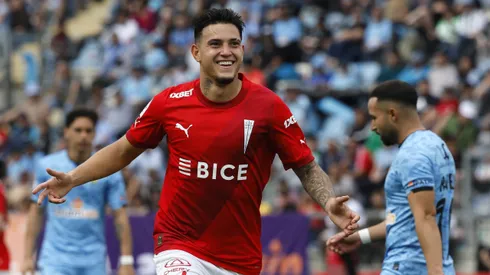 Jader Gentil abrochó el triunfo de la UC ante O'Higgins. (Foto: Andrés Pina/Photosport)