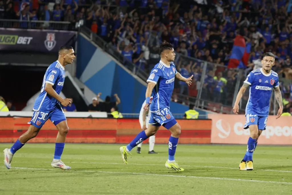 Fabián Hormazábal anotó el gol del Universidad de Chile ante Unión La Calera.
