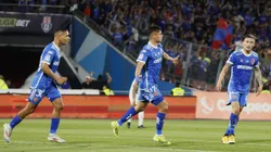 Fabián Hormazábal adelanta a Universidad de Chile ante Unión La Calera.