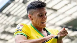 Marcelino Núñez anotó un golazo para el Norwich
