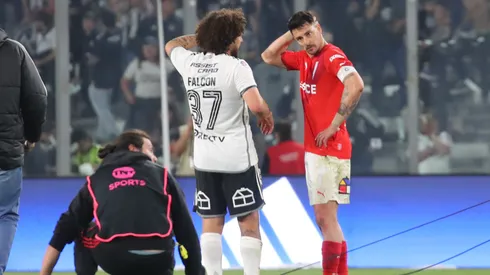 Maximiliano Falcón y Fernando Zampedri dejaron su rivalidad en la cancha con notable fotografía tras la victoria alba ante los cruzados.