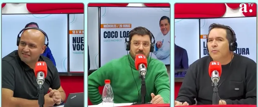 Una dura mañana hubo en Radio Agricultura (Captura Youtube)