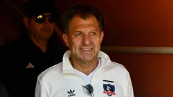 Aníbal Mosa se lució con este gesto en Colo Colo. (Foto: Photosport)