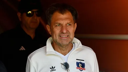 Aníbal Mosa se lució con este gesto en Colo Colo. (Foto: Photosport)