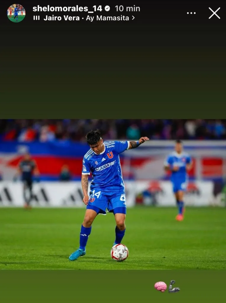 La especial publicación del Shelo (Instragram)