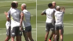 El tenso cruce que tuvieron Eduardo Vargas y Deyverson