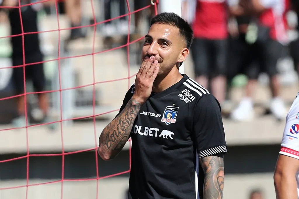 Javier Correa llegó como centrodelantero de Colo Colo para el segundo semestre (Foto: Photosport)