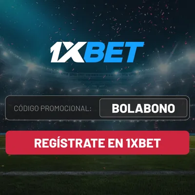 Código promocional 1xbet BOLABONO válido en Mayo 2026