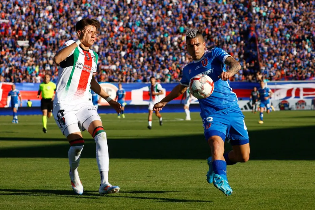 Román fue una de las figuras de Palestino en el 2024 | Foto: Photosport