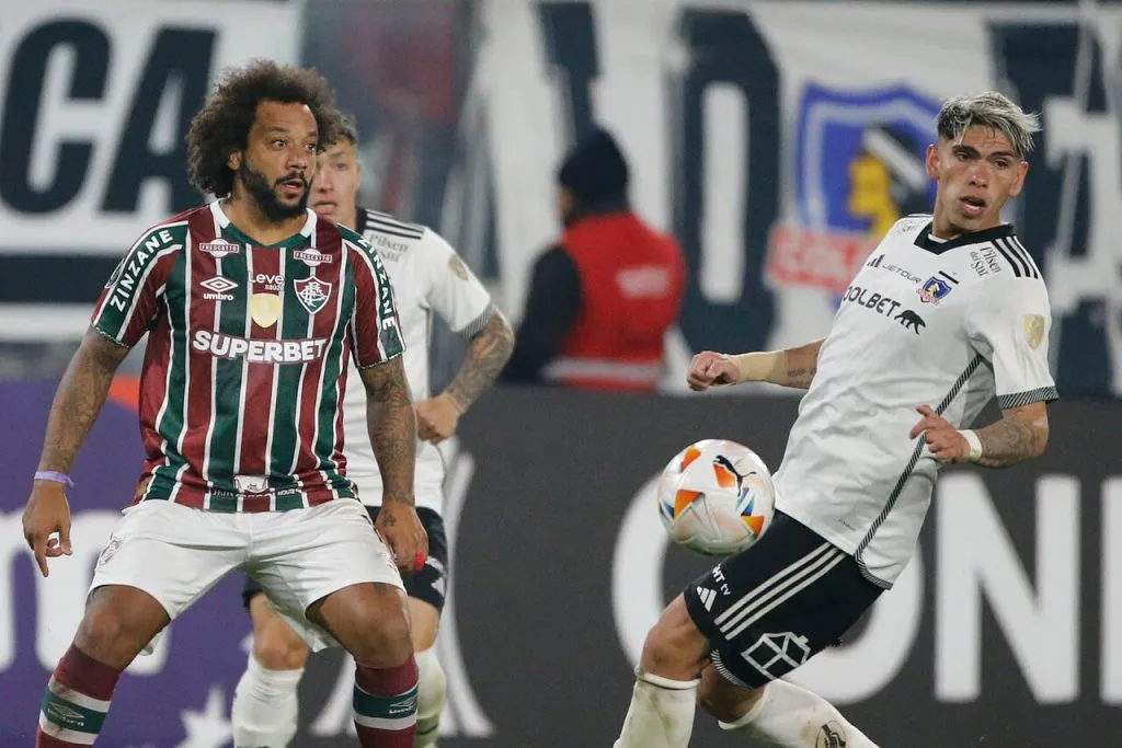 Marcelo enfrentó a Colo Colo este año en Copa Libertadores. | Foto: Photosport