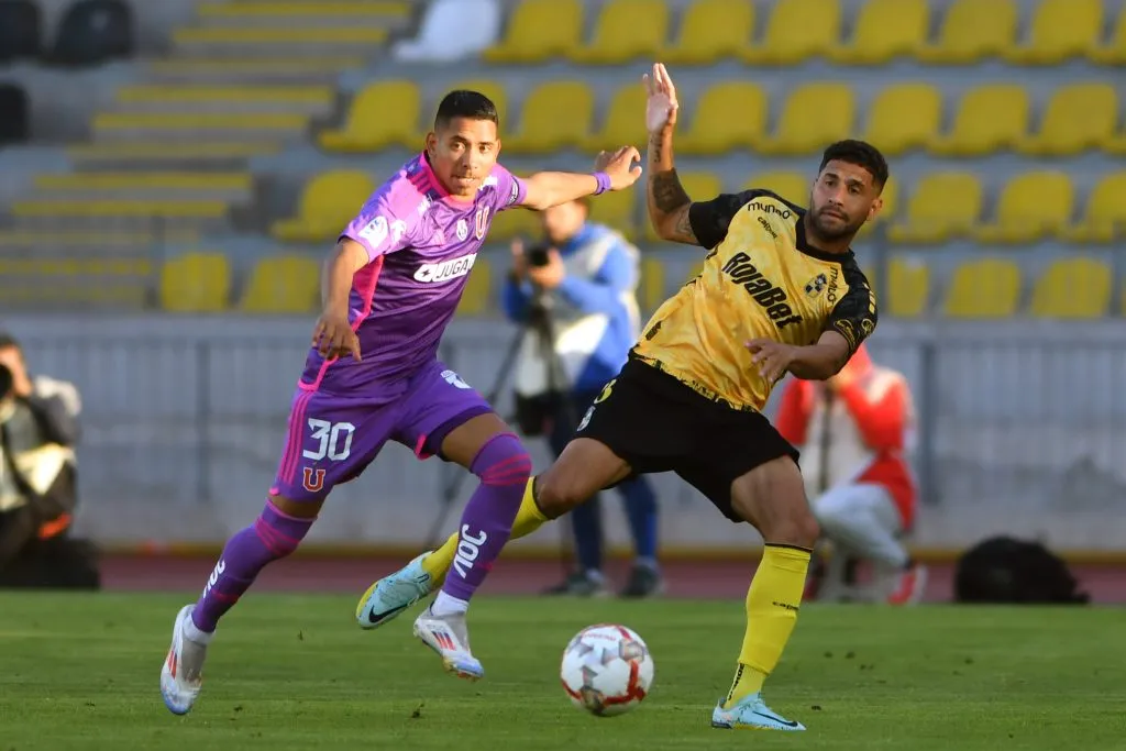 Pese a ser uno de los goleadores de la U en el 2024, Palacios sigue sin convencer del todo | FOTO: Alejandro Pizarro Ubilla/Photosport