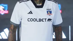 Conocido actor se puso la camiseta de Colo Colo previo a segunda temporada de serie. (Foto: Photosport)