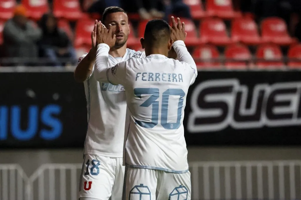 Pons y Palacios se ganaron las críticas de los hinchas azules | FOTO: Andres Pina/Photosport